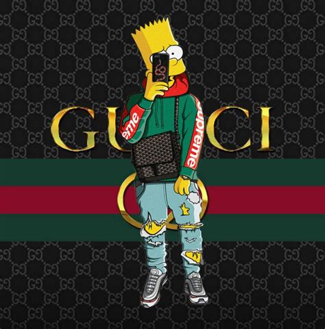 simpsons gucci background